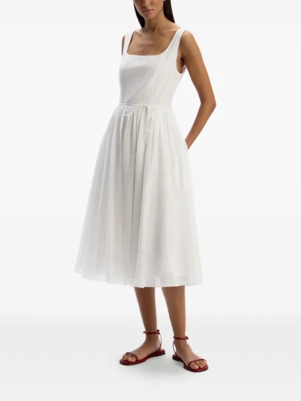 12 STOREEZ
square-neck midi dress